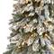 7ft. Pre-Lit Flocked Grand Alpine Artificial Christmas Tree, Clear LED Lights